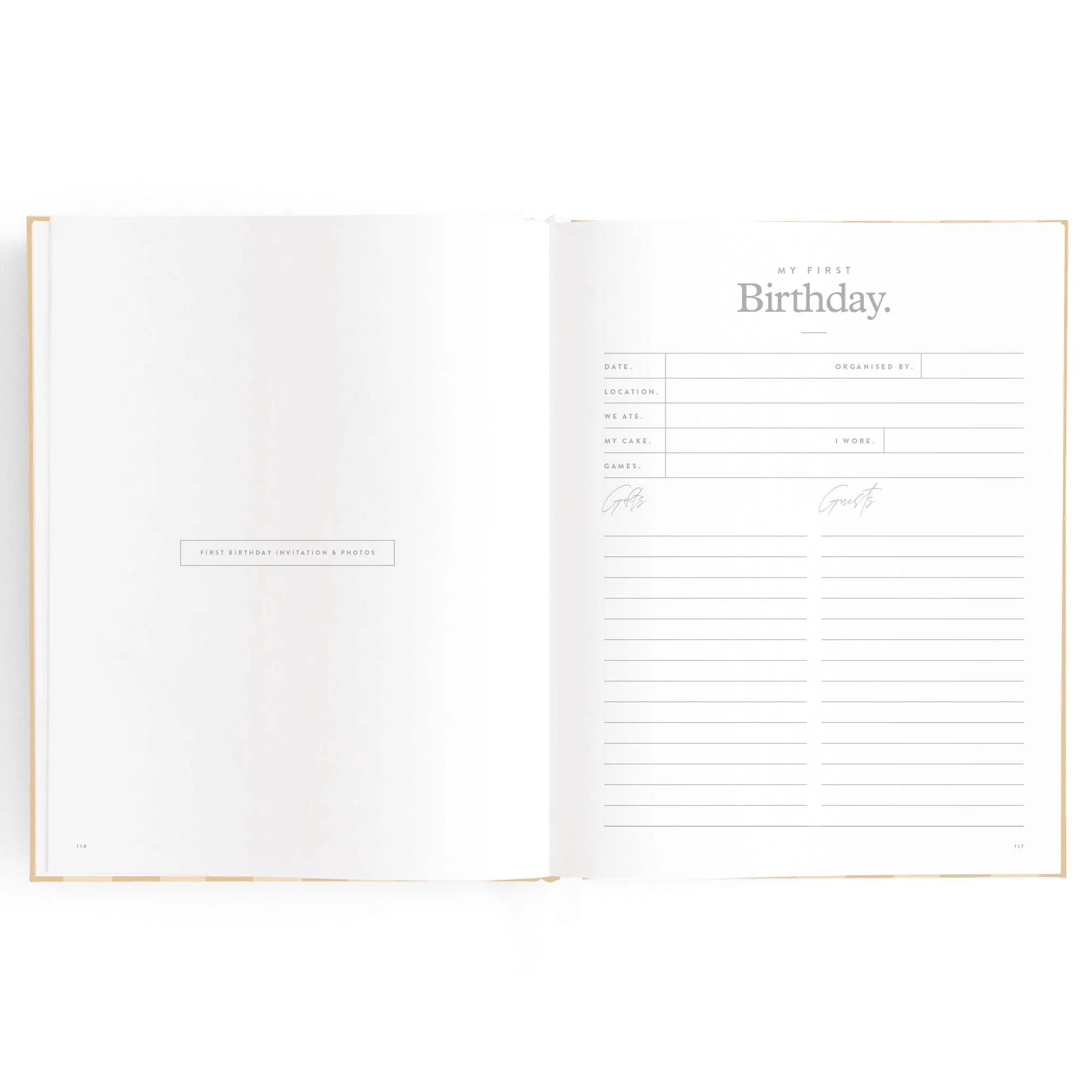 Baby Book Coffee Stripe - Image 10