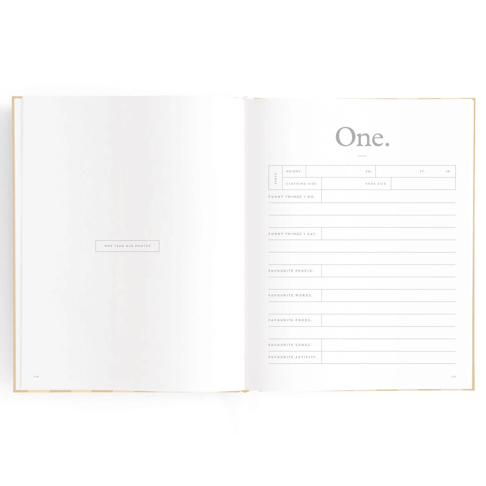 Baby Book Coffee Stripe - Image 9