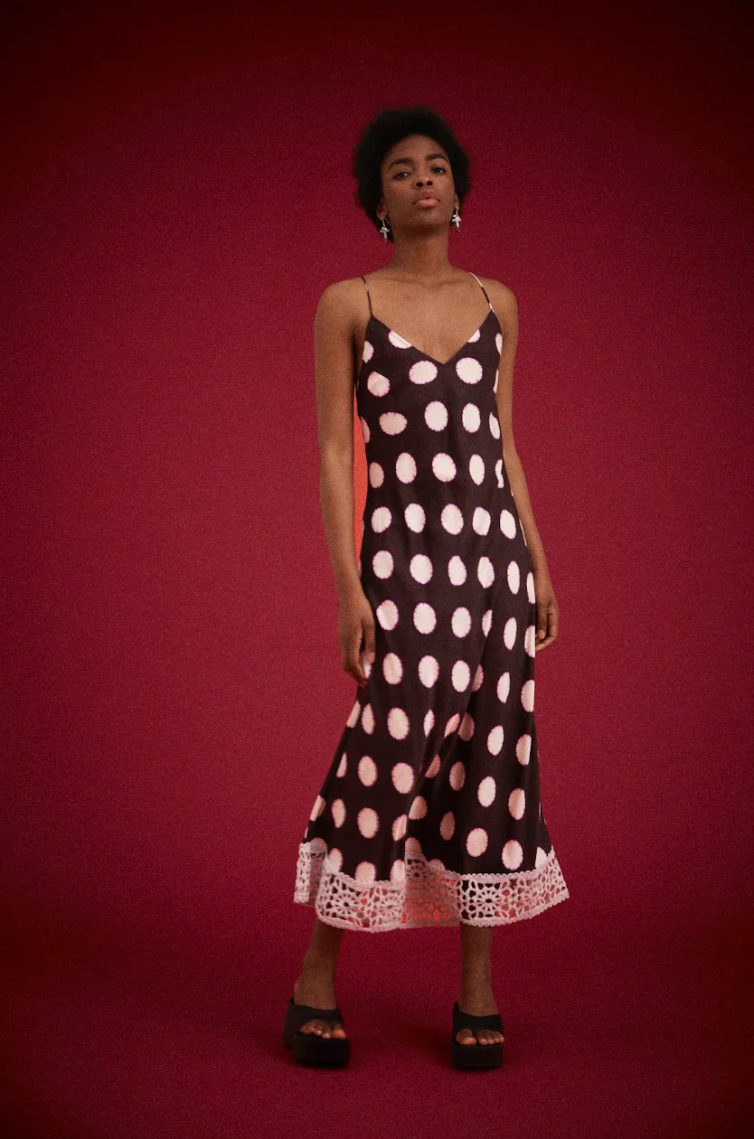 Bowie Spot Sia Slip Dress - Image 2