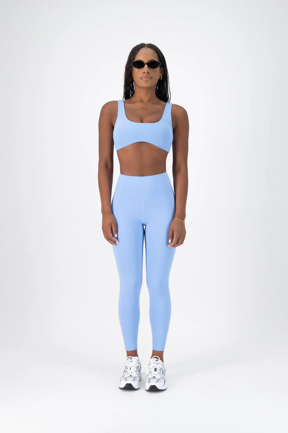 Capri Crop Top - Powder Blue - Image 2