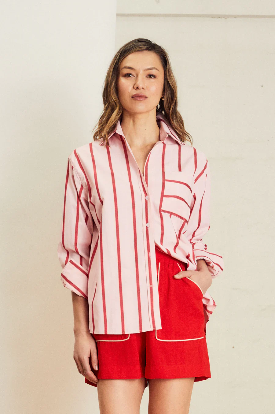 Chloe Shirt - Candy Stripe - Image 3