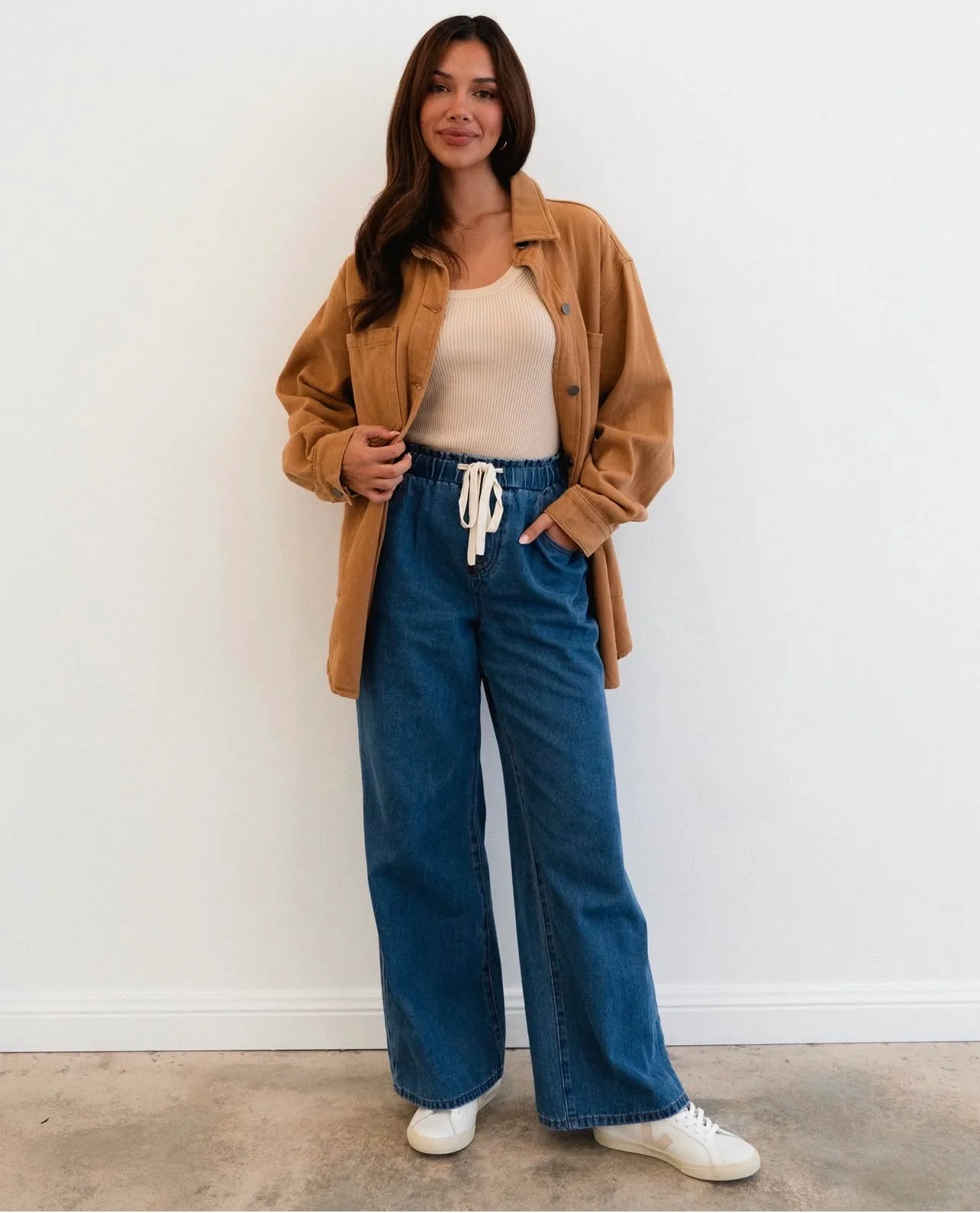 Denim Jacket - Camel - Image 5