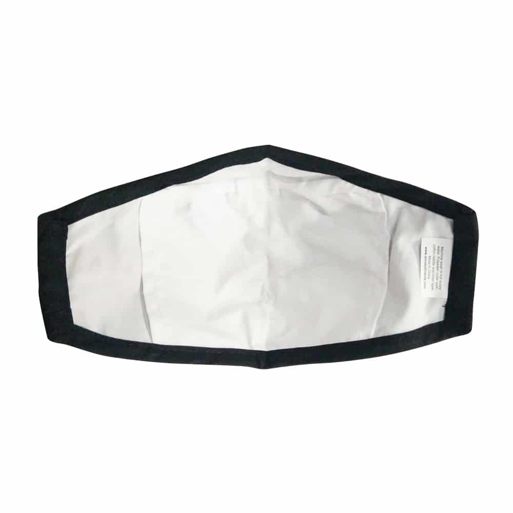 Face Mask - Shaped - Paisley Black - Image 4