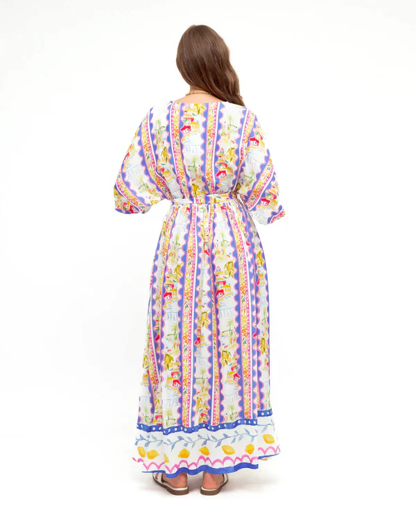 Fiorella Tie Maxi Dress - Image 4