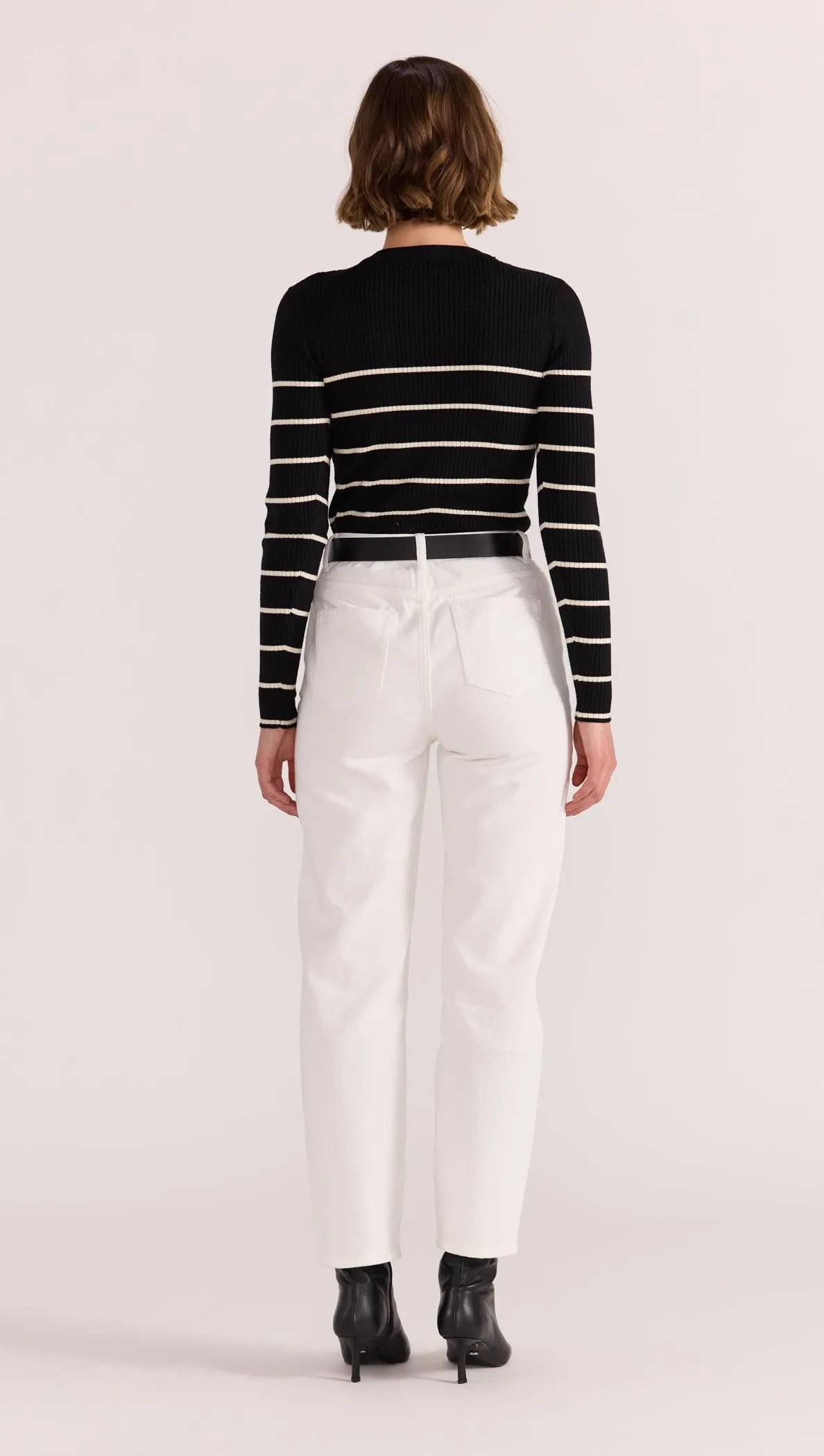 Freya Stripe Knit Top - Image 4