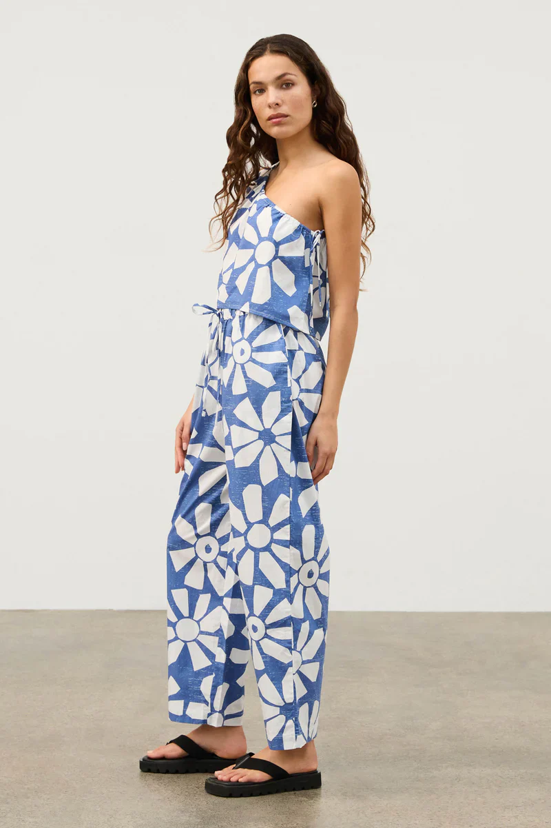 Geo Flower Cotton Pant - Image 2