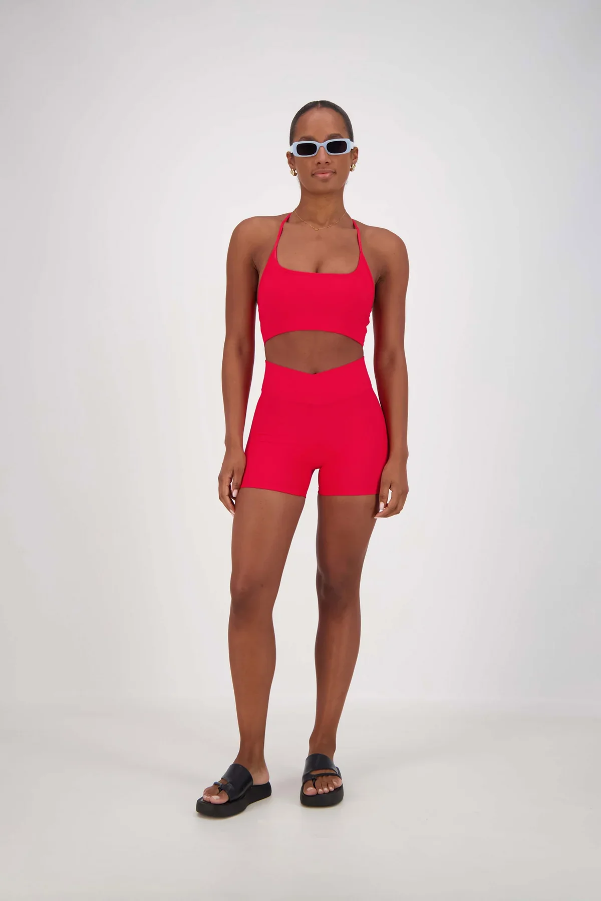 Joan Crop Top - Red - Image 2