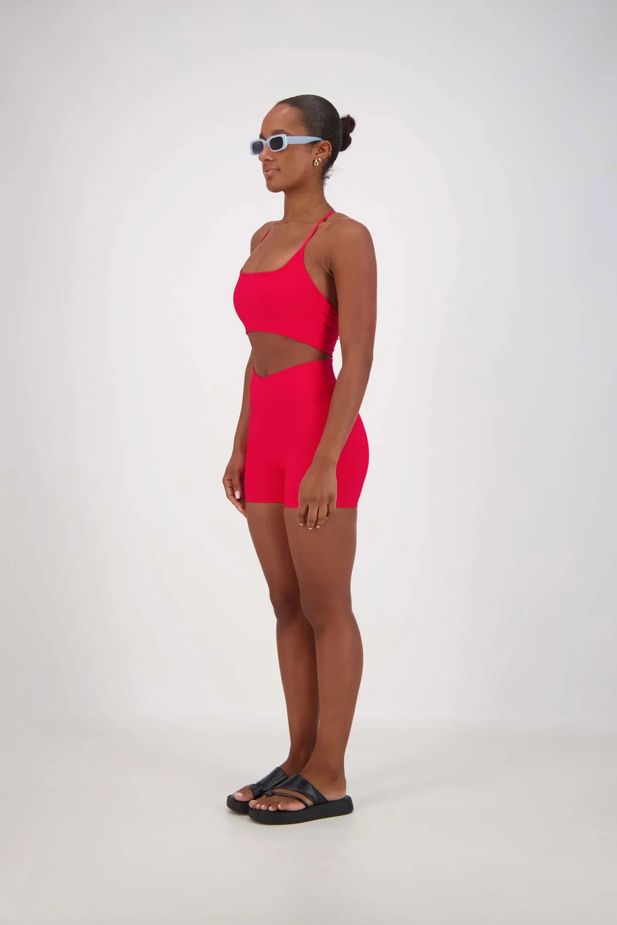 Joan Crop Top - Red - Image 3