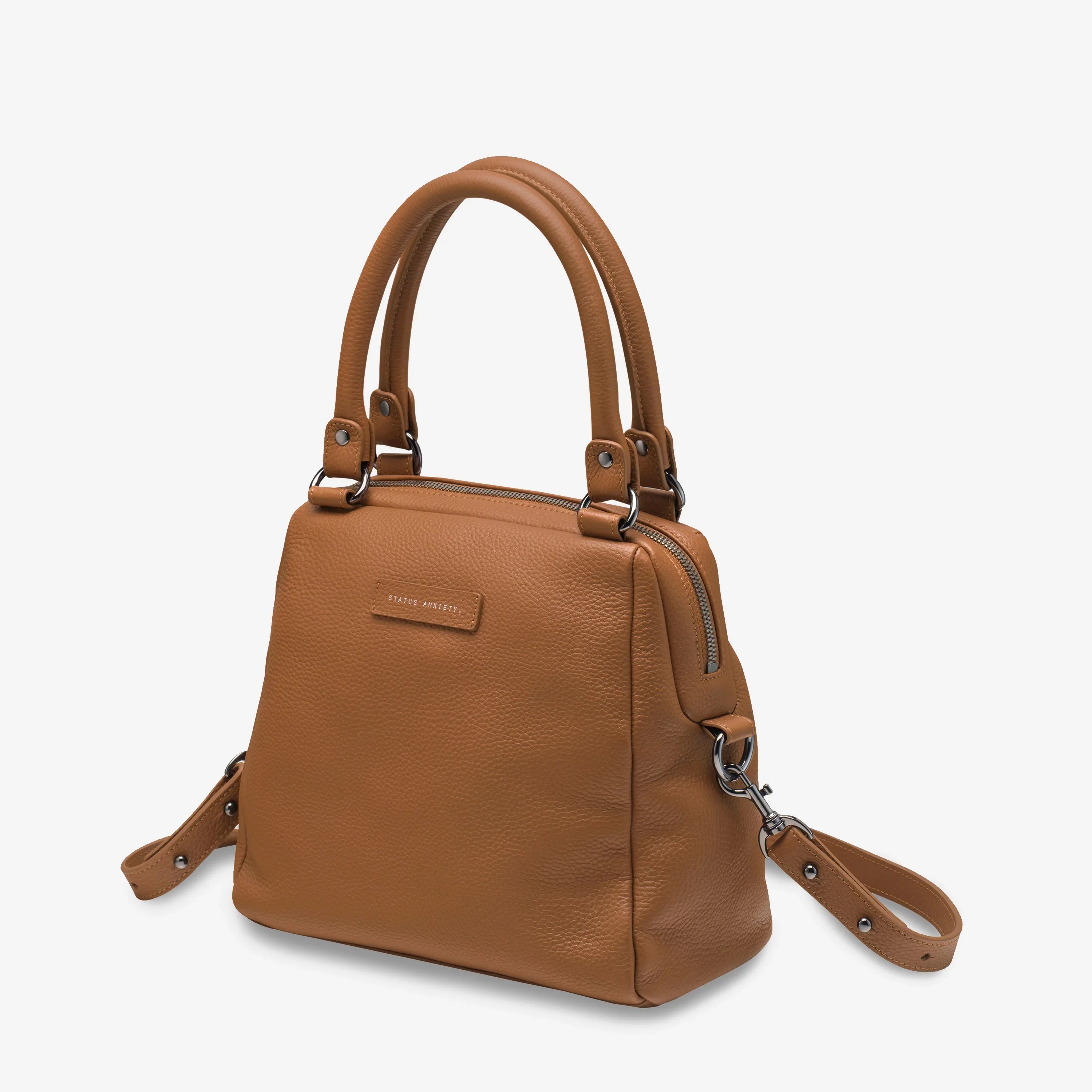 Last Mountains Leather Bag - Tan/Camel - Image 2