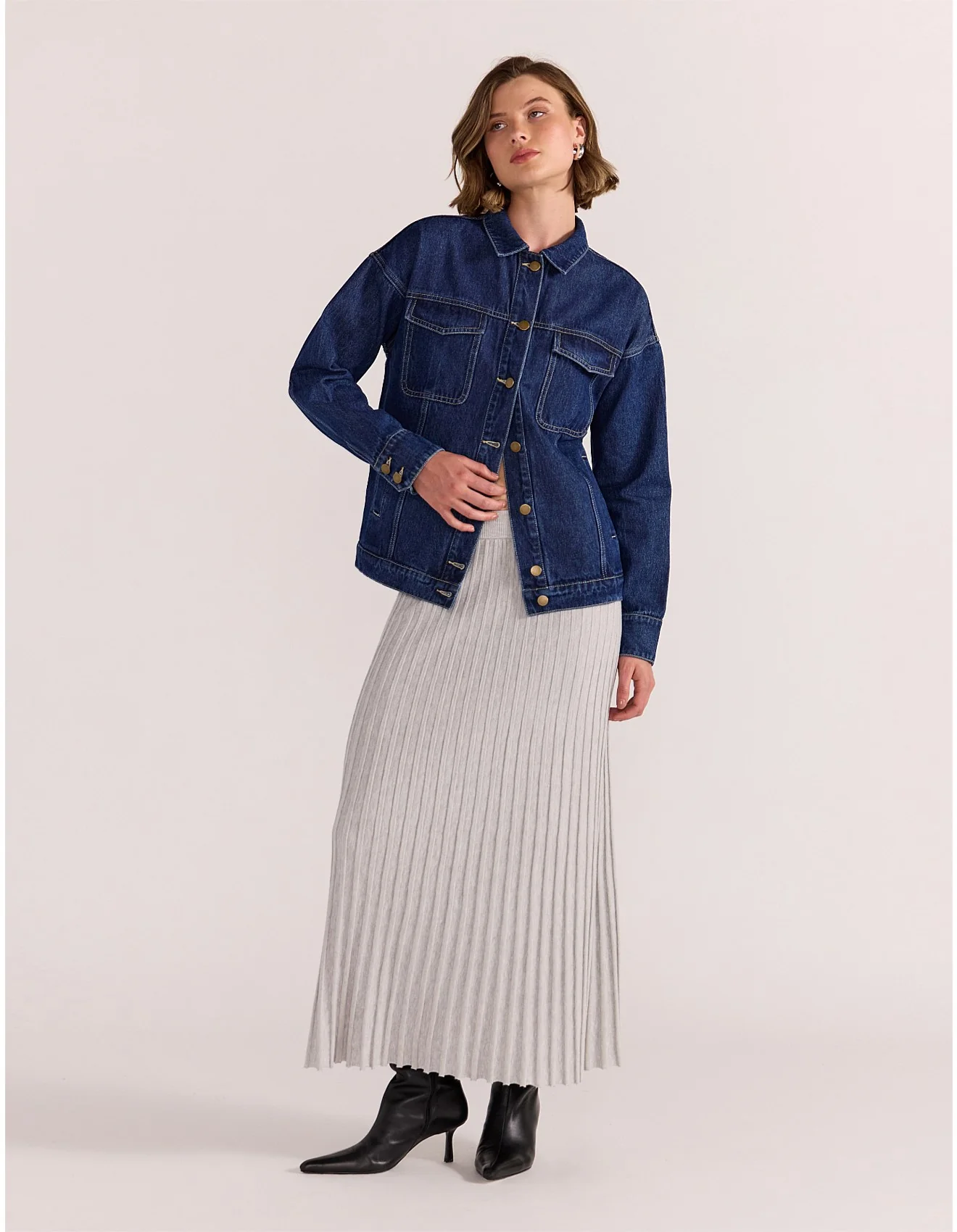 Marlow Rib Knit Midi Skirt