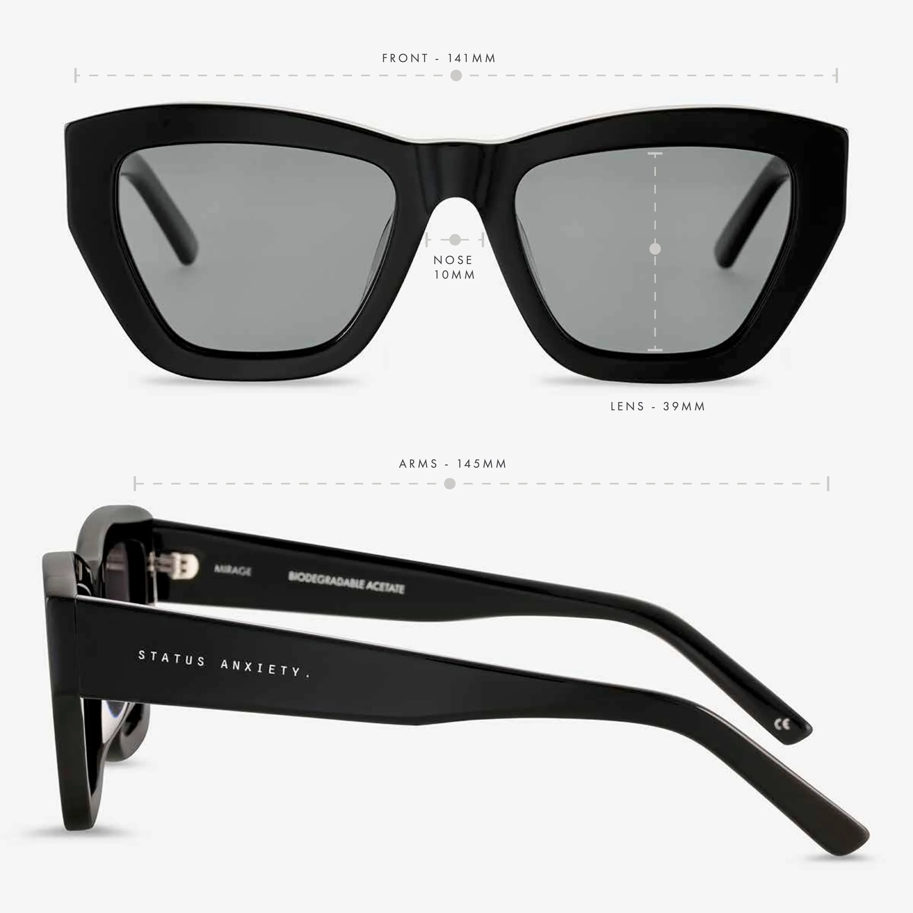 Mirage Sunglasses - Black - Image 4