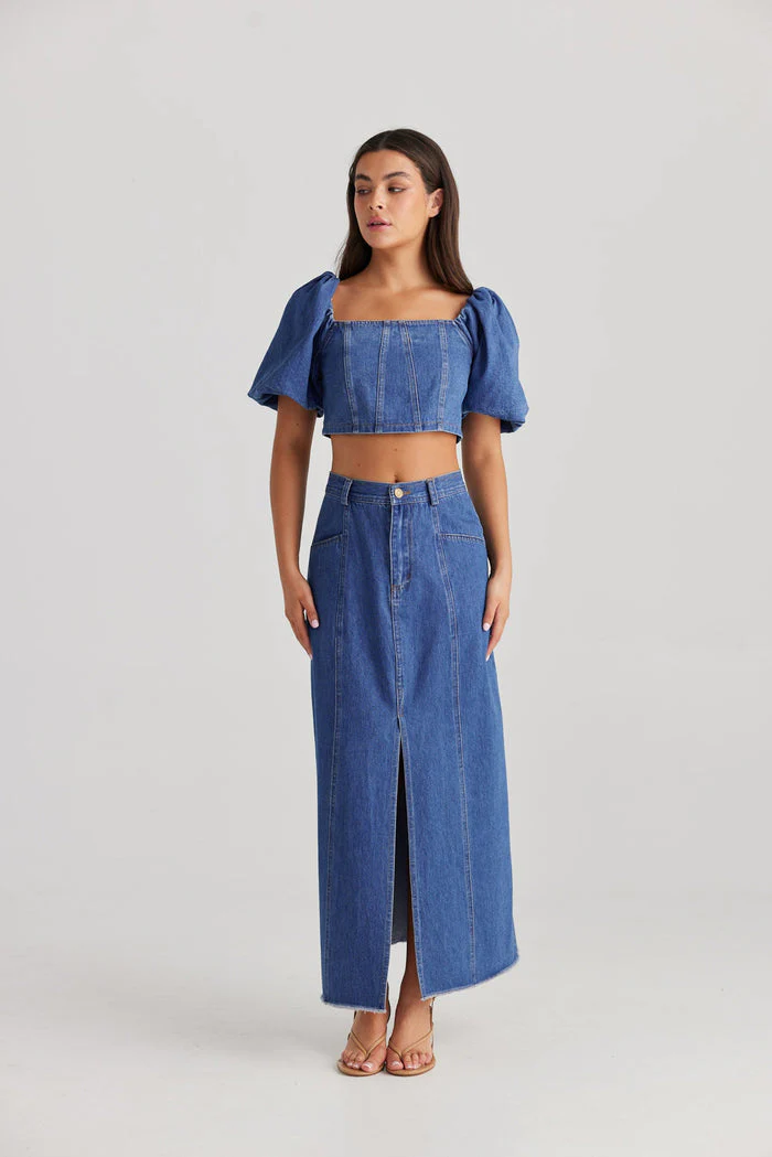 Moment Denim Skirt