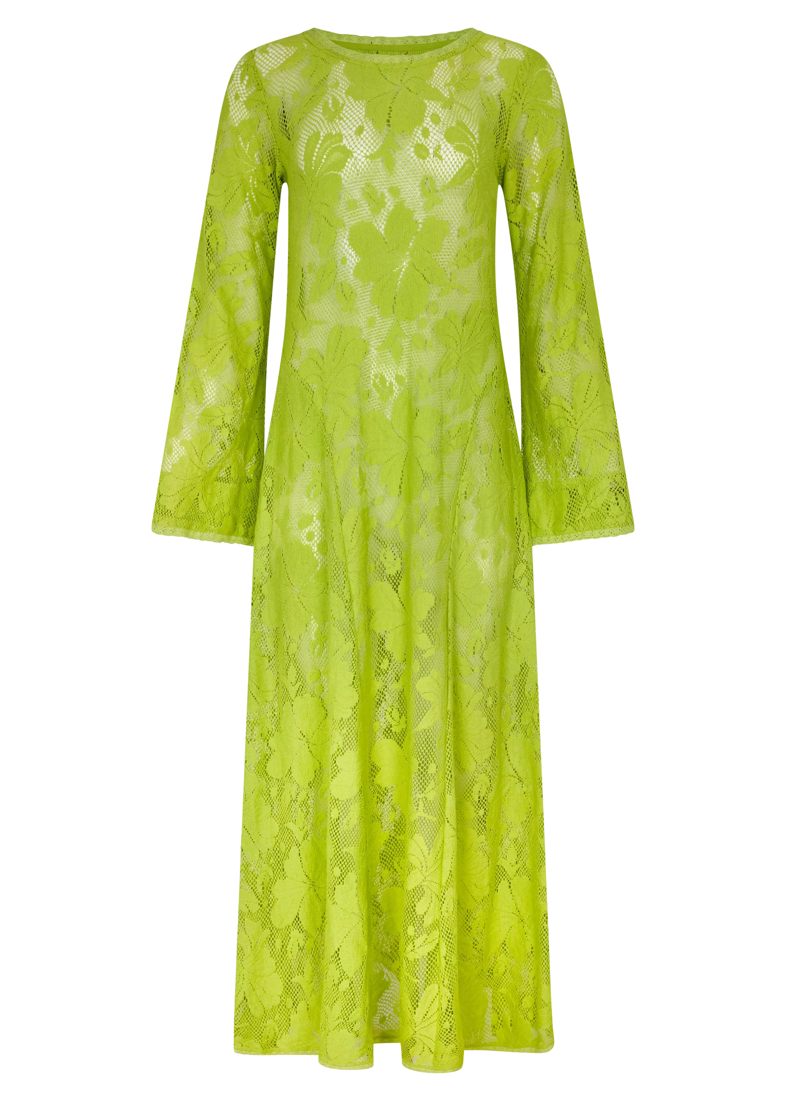 Nova Lace Cherry Maxi Dress - Image 2