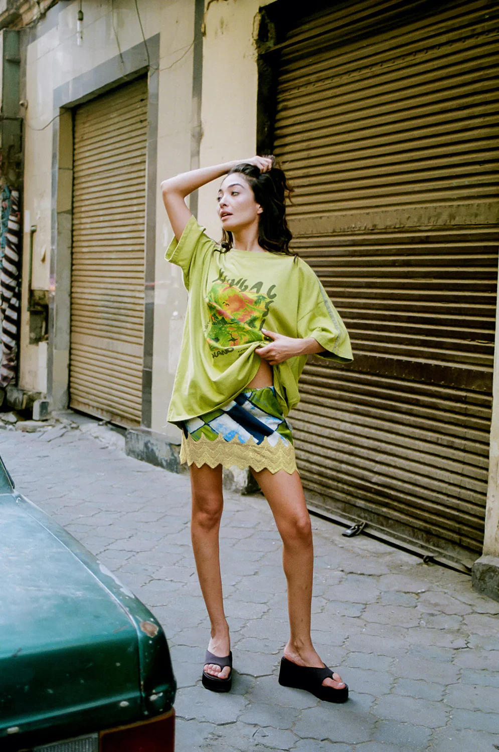 ORO TILE VERA MINI SKIRT - Image 3
