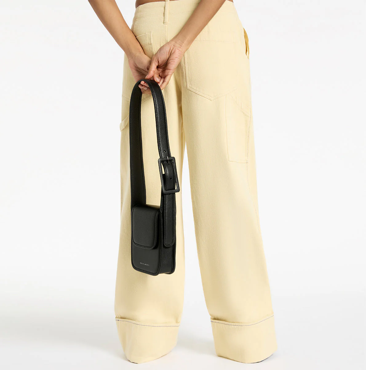 Perplex Leather Bag - Black - Image 7