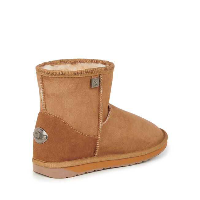 Platinum Stinger Mini Ugg Boot - Chestnut - Image 3