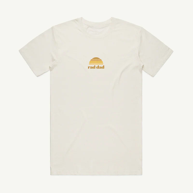 Rad Dad Classic Tee Organic Cotton - Natural