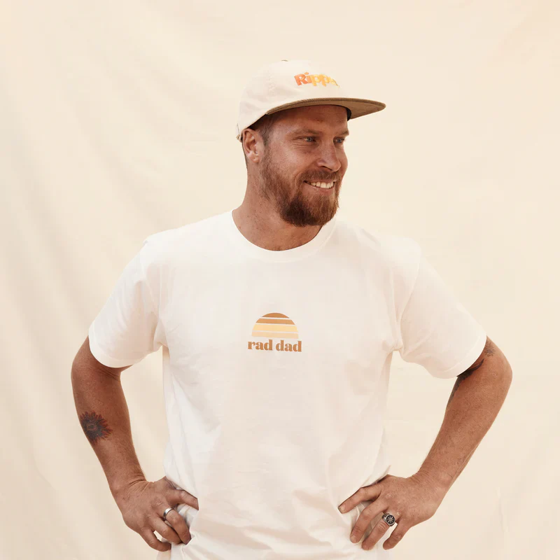 Rad Dad Classic Tee Organic Cotton - Natural - Image 2