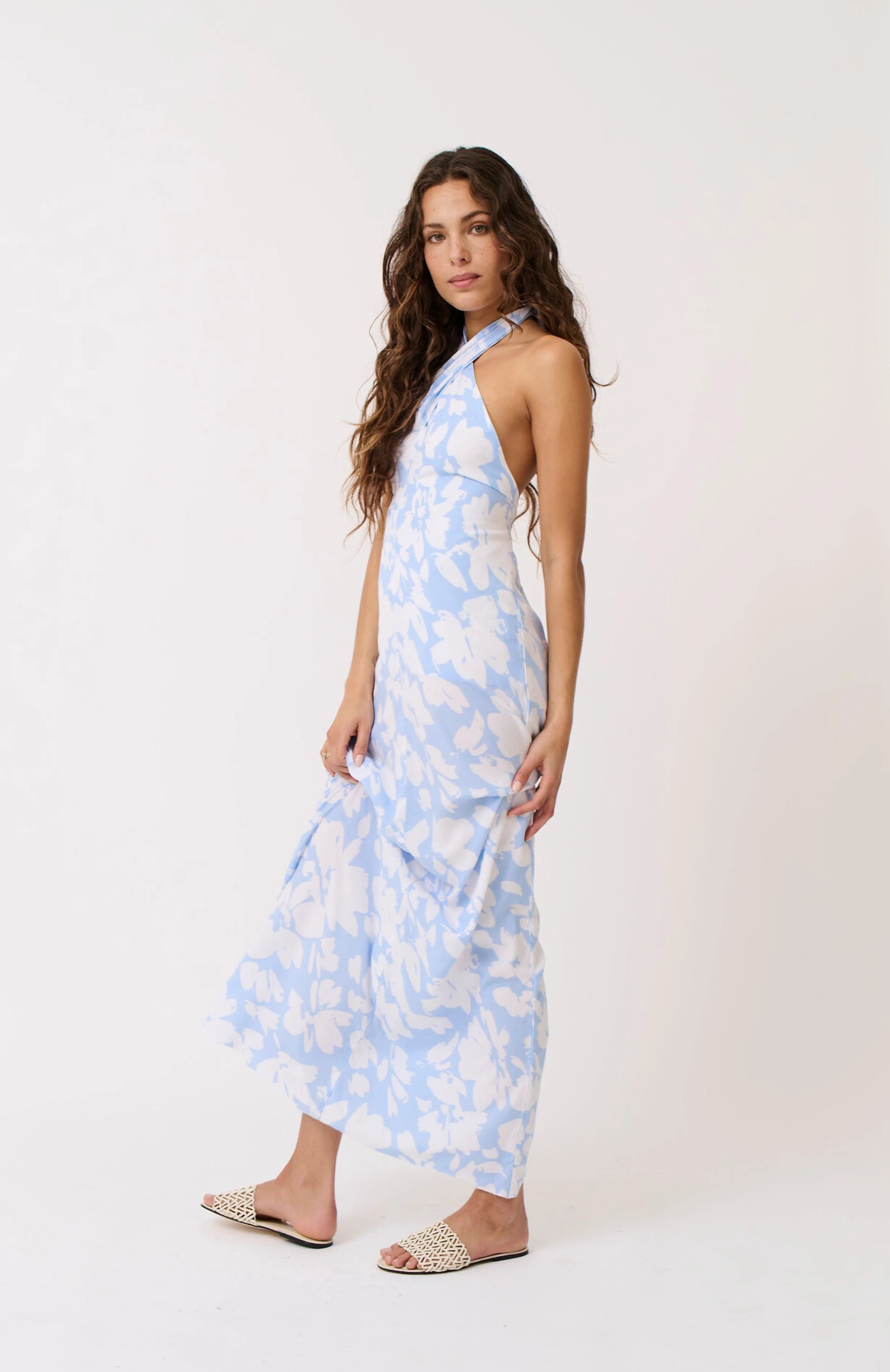 Sabrina Halter Dress - Floral Mist - Image 3