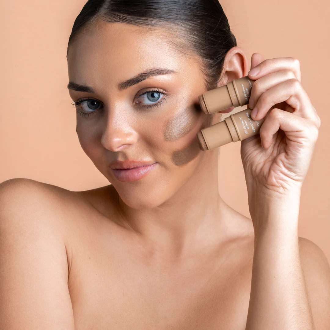 SPF 50 Natural Bronzer: Medium-Dark - Image 5