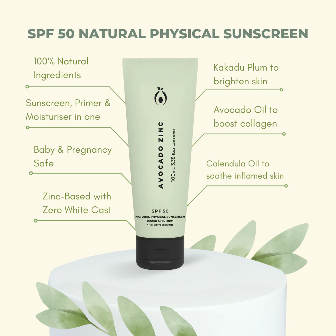 SPF 50 Natural Physical Sunscreen - Image 3