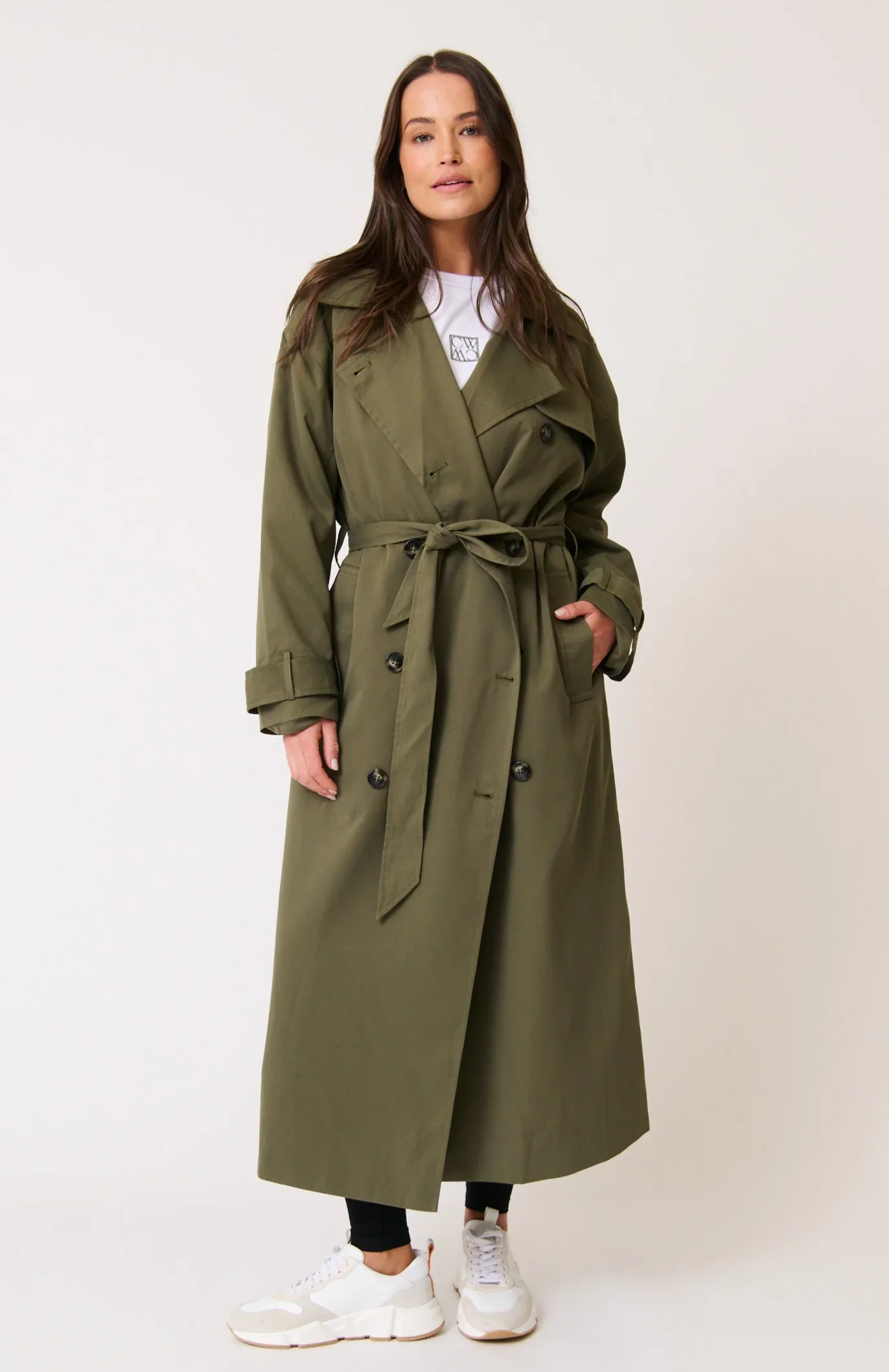 Sylvie Trench - Khaki - Image 2