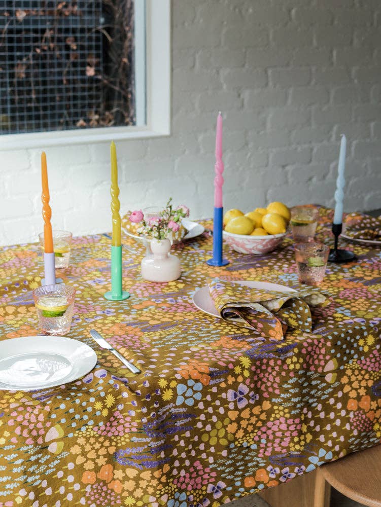 Twisted Dinner Candle Set of 2 - Pink & Orange - Image 5