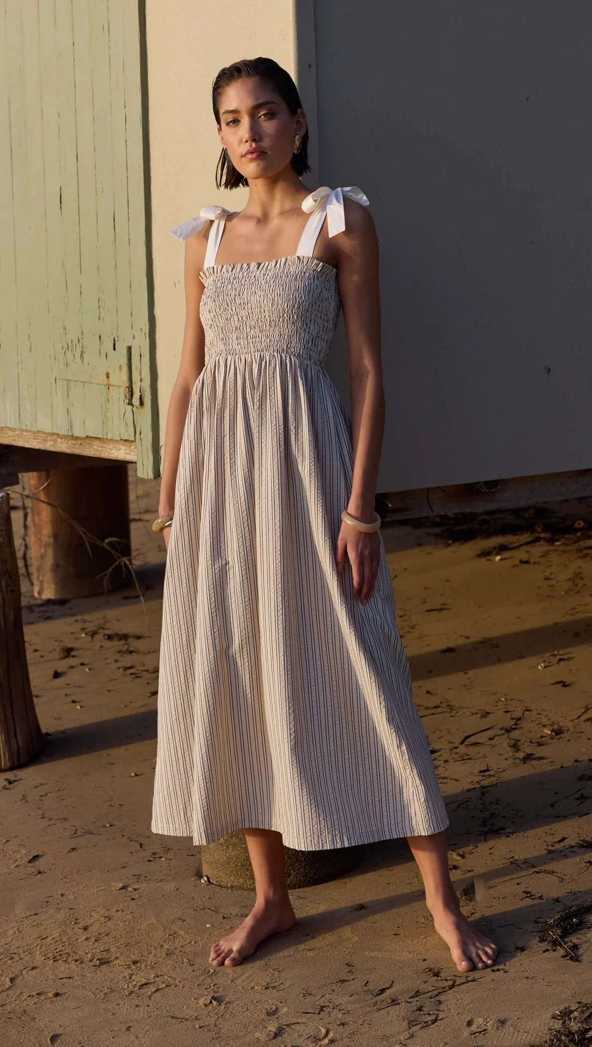 Wren Shirred Sundress